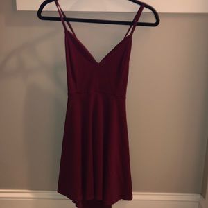 Maroon dress